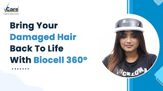 A StemCell Based Therapy To Revive Damaged Hair  Biocell 360° VCare Hair and Skin Clinics [upl. by Cronin142]