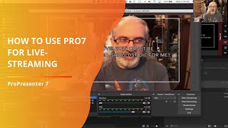 How to use ProPresenter 7 for Live streaming webinar replay [upl. by Ahsenauj]