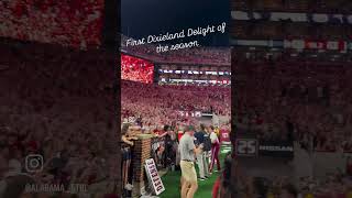 Spend my dollar 🎶 Alabama packed out during the first Dixieland Delight of the season rolltide [upl. by Drucilla]