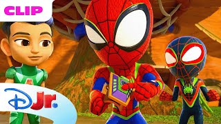 Marvels Spidey and his Amazing Friends  Baddie Dinos Take Over the Tree House  disneyjr [upl. by Cartan]