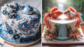 100 Fancy Birthday Cake Decorations For Cake Lovers  So Tasty Plus Cake Design [upl. by Nemrak758]