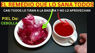 CEBOLLA MORADA Para tu SALUD en GENERAL 10 Beneficios de Piel de Cebolla Morada [upl. by Zedecrem]