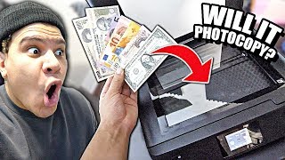 I Photocopied EVERY 1 BILL in The World ACTUALLY WORKED [upl. by Yeloc835]