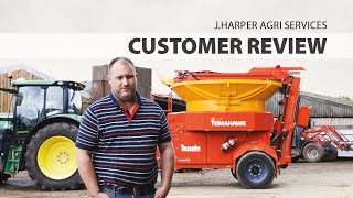 Teagle Tomahawk C120 Calibrator Customer Review J Harper Agri Services [upl. by Airbma]