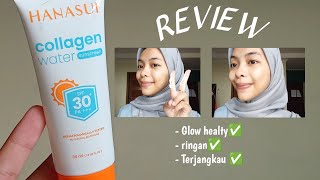 REVIEW SUNSCREEN HANASUI  DRY SKIN  ACNE [upl. by Ahsian]