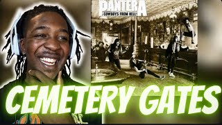 FIRST TIME HEARING Pantera  Cemetery Gates Official Music Video  REACTION [upl. by Ramat]