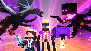 BATTLE FOR THE END  Heart of Ender vs Ender Dragon and End Kings’ Army Minecraft Animation Movie [upl. by Aneekat]