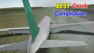 10 Airplane Crash Compilation Airline Commander [upl. by Violette]