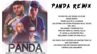 Panda Remix  Almighty ft Farruko Daddy Yankee y Cosculluela Video Con Letra [upl. by Nitreb]