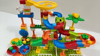 LEGO Duplo Dinosaur Marble Run  A Jurassic Adventure [upl. by Gorlicki933]