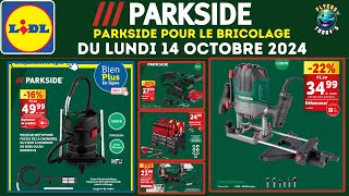 Catalogue Lidl Parkside du 14 octobre 2024 ✅ Découvrez les outils de bricolage [upl. by Atiuqrahs]