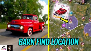 Barn Find Location near Tierra Próspera  How to get the Legendary Ford F100 1956 in Forza Horizon 5 [upl. by Gniy]