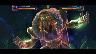 MCoC Symbiote Supreme vs The Serpent on node 47 power efficiency missing in action [upl. by Sidras]