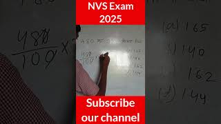 Q 480 का 30 कितना होगा  percentage kaise nikale percentage ka question nvs [upl. by Cusack]