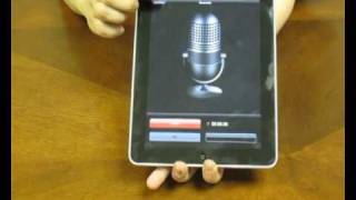 iPad Voice Memo App  Video Review and How To Guide [upl. by Eilsehc]