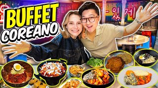 BUFFET COREANO ILIMITADO en MÉXICO [upl. by Annaxor]