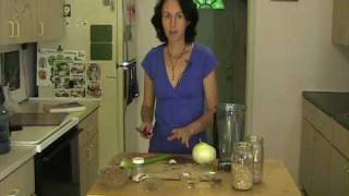 Rene OswaldVeggie Flax Chili CrackersRaw Food Demonstration [upl. by Ajram]