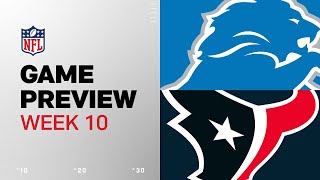 Detroit Lions vs Houston Texans  2024 Week 10 Game Preview [upl. by Carlyle]