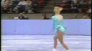 Tonya Harding USA  1994 Lillehammer Figure Skating Ladies Technical Program [upl. by Blackmun]