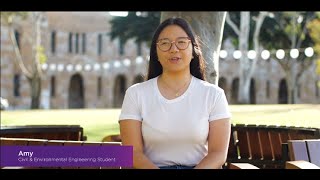 Meet Amy a Civil and Environmental Engineering student at UQ [upl. by Yengac]