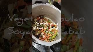 Vegetable pulao soyabean kabab recipe 🥰 [upl. by Gibbon767]