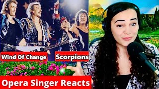 Scorpions quotWind of Changequot FIRST TIME REACTION  Opera Singer and Vocal Coach Reacts LIVE [upl. by Esirahs]