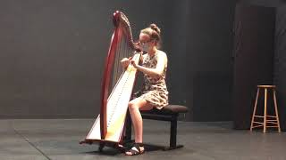 Baroque flamenco Deborah Henson Conant harp [upl. by Anneuq819]