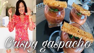 Comment faire un Gaspacho de tomates ✔️ Délicieux Gaspacho 😋👌🏽 lesdelicesdevaia gaspacho legumes [upl. by Stavros]