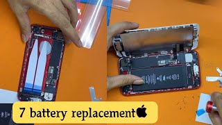 Iphone 7 battery chainging  not battery backup issue fixed ✅ [upl. by Aigneis142]