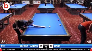 BURAK HAŞHAŞ vs BAHA  22BİLARDOMAX BALABANTHEORY HANDICAP 3 Cushion Billiards LEAGUE [upl. by Bernt]