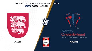 Group D Match 3  JSY vs NOR  Highlights  ECC24 Premier  12 Oct 2024  ECC24092 [upl. by Dambro]