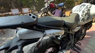 Himalayan 450 Pannier Rack Installation [upl. by Naujet]