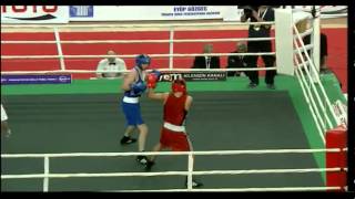 Welter 69kg SF  Gheorghe ROU vs Nolan IRL  2012 European Olympic Qualifying Event [upl. by Aindrea]