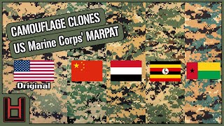 The US Marine Corps MARPAT Clones of China Yemen The DRC and GuineaBissau [upl. by Ingold485]