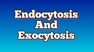 Endocytosis and Exocytosis  Difference Between Endocytosis and Exocytosis  Cellular Transport [upl. by Aveneg800]