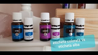 Eticheta COLORATA vs ALBA  uleiuri esentiale Young Living [upl. by Jr]