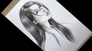 1 a girls sadness drawing  How to draw a girl [upl. by Notluf242]