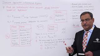 DBMS  Division Operation in Relational Algebra [upl. by Vogele]