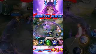 ITEMS ODETTE BUILD 2024odette mlbb amazing [upl. by Atnwahsal]