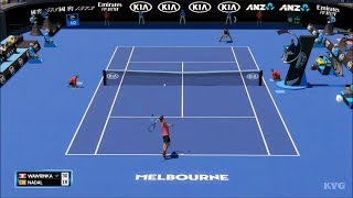 AO Tennis 2  Stan Wawrinka vs Rafael Nadal  Gameplay PS4 HD 1080p60FPS [upl. by Yelrahs749]