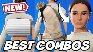 BEST COMBOS FOR NEW PADME AMIDALA SKIN STAR WARS  Fortnite [upl. by Guarino]