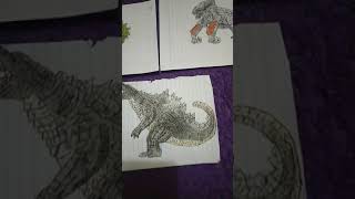 My drawing from Artland Version Godzilla and Rampage Part 3 [upl. by Maureene]