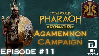 Total War Pharaoh Dynasties  Agamemnon  Mycenae Campaign Ep11 [upl. by Ihsir]