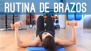 RUTINA BRAZOS PARA HOMBROS TRICEPS Y PECHO [upl. by Nauqas818]