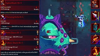 Dead Cells  Spiked Boots amp Throwing Knifes Showcase Season 2 [upl. by Akimehs]