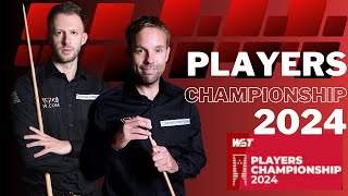 Judd Trump vs Allister Carter Players Championship SNOOKER 2024 live score update [upl. by Naahs]