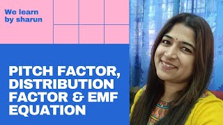 Pitch Factor Distribution Factor amp EMF Equation of Alternator [upl. by Angadresma]