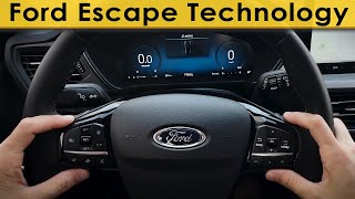 Steering Wheel and Cluster in the Ford Escape  20232024 models [upl. by Annaehr505]