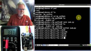Beaglebone Black LESSON 6 Simulate Analog Output using PWM in Python [upl. by Salzhauer]