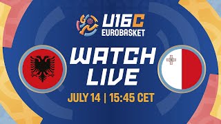 3RD Place Game  Albania v Malta  Full Basketball Game  FIBA U16 Womens EuroBasket 2024 Div C [upl. by Sucitivel]